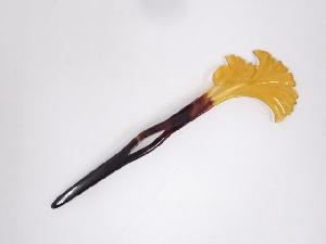 アンティーク　本鼈甲草彫簪（5g）　□z